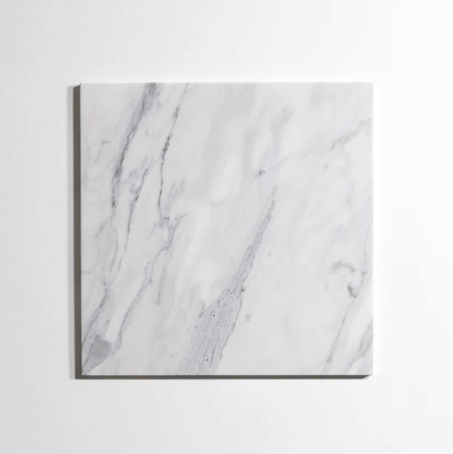 Calacatta 12"x12" Polished Marble Tile - Sweatfully