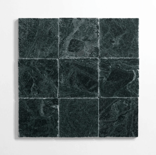 Guatemala Green 4"x4" Tumbled Marble Tile - Sweatfully
