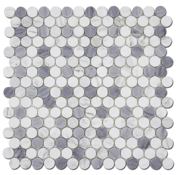 Penny Round Mosaic Tile Collection - Sweatfully