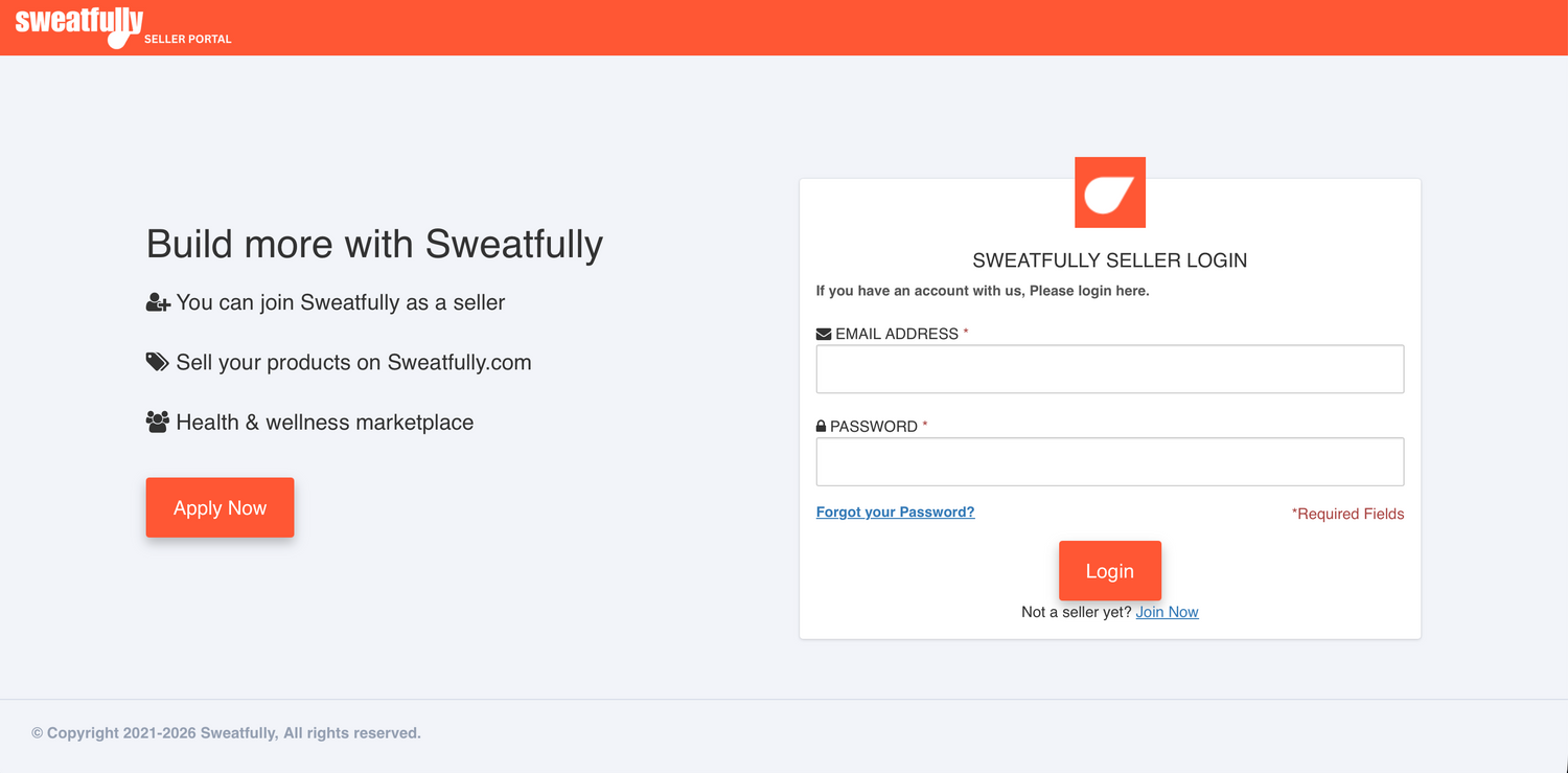 Step 1: Configure your Sweatfully Seller Account