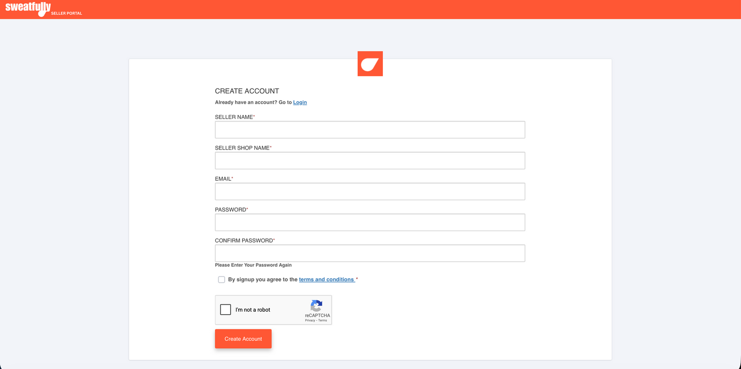 Step 2: Create Your Seller Account