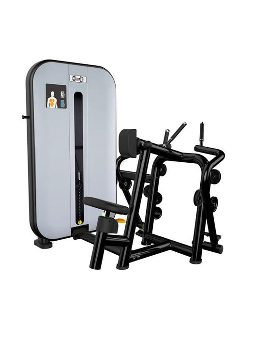 Vogue Seated Row - Muscle D Fitness -  Adjustable Seat - Pin Selectorized - Lat Workout - Sweatfully