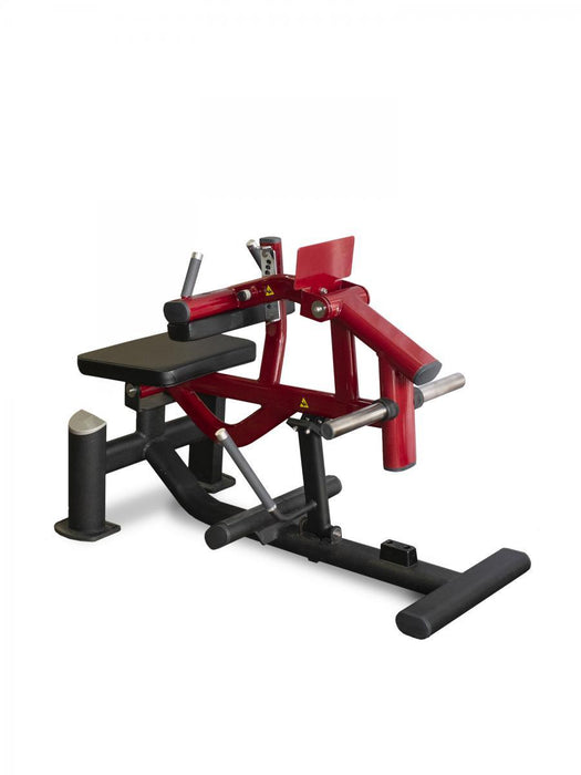 Elite Leverage Seated Calf - Muscle D Fitness - Commercial Grade - Adjustable Seat - Plate Loaded - Sweatfully