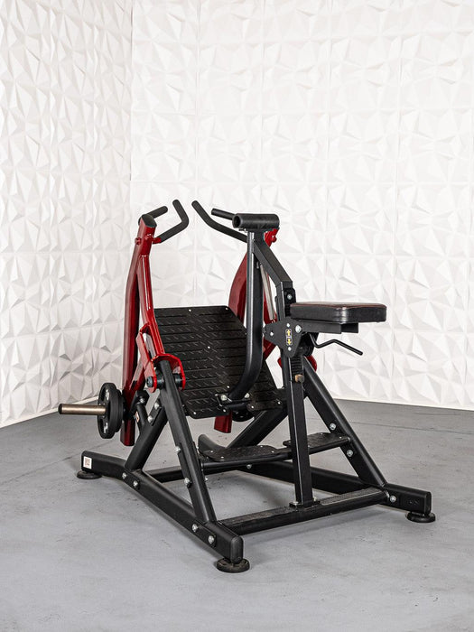 Pro Strength Seated Row - Muscle D Fitness - Commercial Grade - Plate Loaded - Iso-Lateral Training - Sweatfully