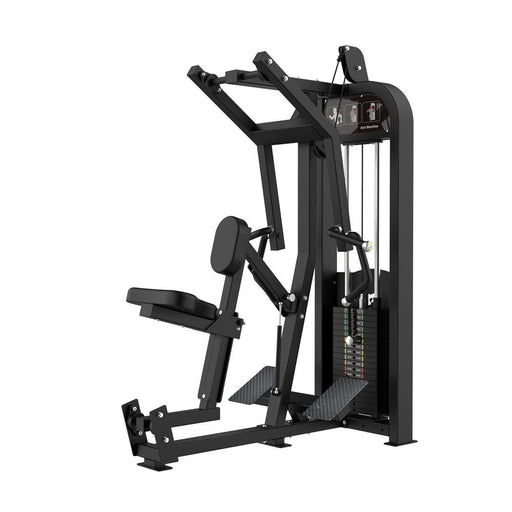 Excel Seated Row - Muscle D Fitness - Selectorized Back Row - Gas Shock Assisted Adjustments - Sweatfully