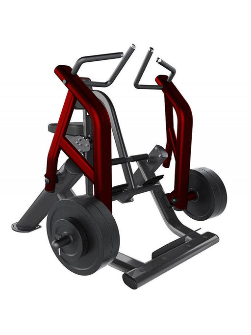 Elite Leverage  Seated Row - Muscle D Fitness - Commercial - Adjustable Seat - Plate Loaded - Sweatfully