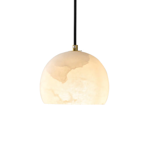 Semicircular Alabaster Pendant Light - Sweatfully