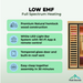 Peak Saunas Shasta 1-Person Indoor Full Spectrum Infrared Sauna with XL Medical-Grade Red Light Therapy & Smart WiFi App Control - Sweatfully
