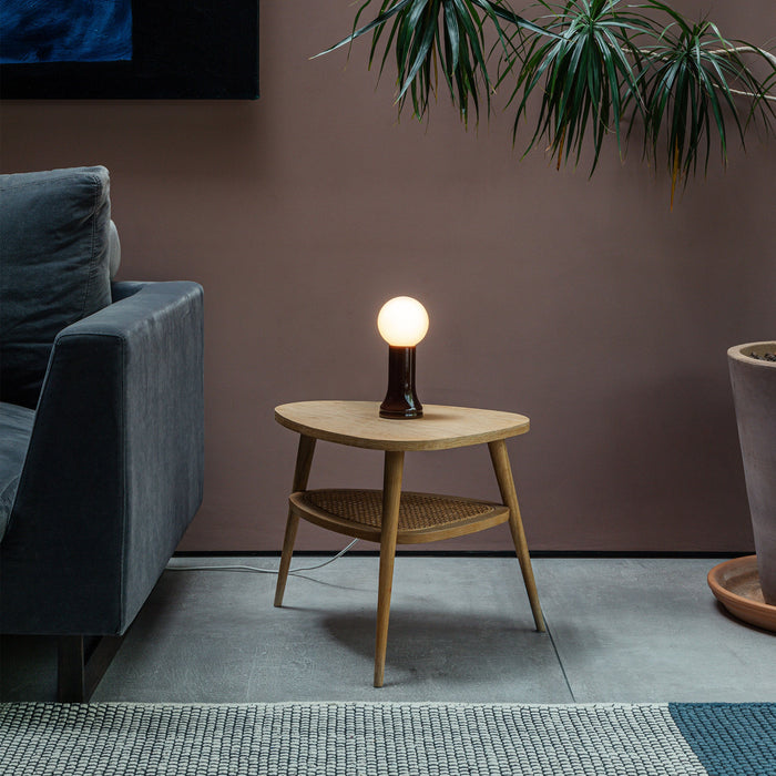 Shore Table Lamp in Bottle Brown - Sweatfully