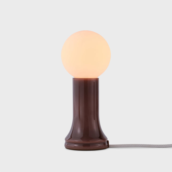 Shore Table Lamp in Bottle Brown - Sweatfully