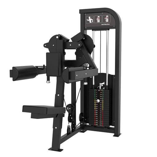 Excel Side Lateral - Muscle D Fitness - Selectorized Delt Raise - Gas Shock Assisted Seat Adjustment - Sweatfully