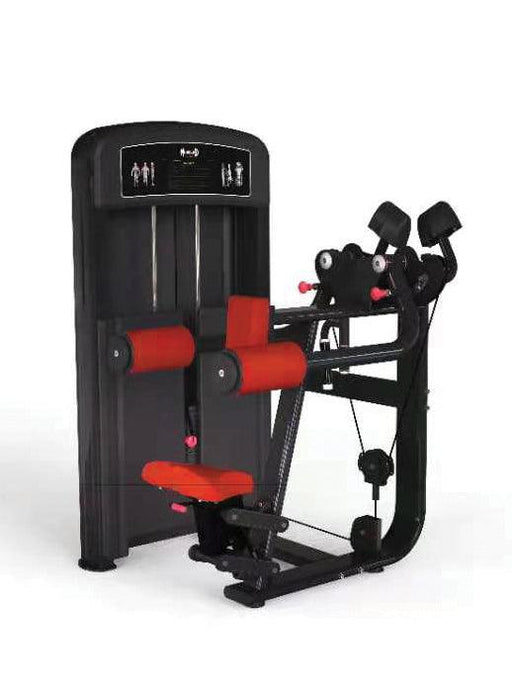 Elite Selectorized Side Lateral Raise - Muscle D Fitness - Commercial - Adjustable Seated - Pin Selectorized - Padded Shoulder Workout - Sweatfully