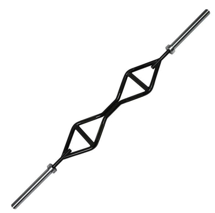 TGrip Pro Series Single Handle Olympic Bar (Rotating Ends) Training Kits - Multi Grip - Strength Training - Football - Swiss - Neutral - Sweatfully