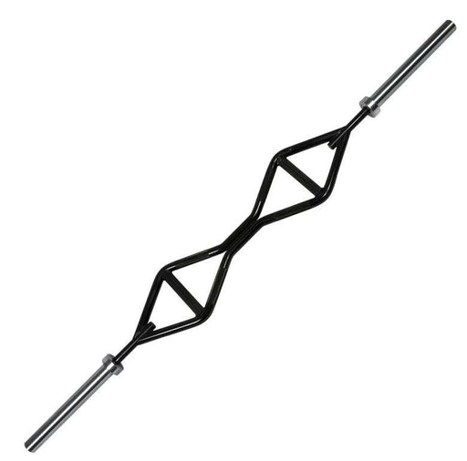 TGrip Pro Series Single Handle Olympic Bar (Rotating Ends) - Multi Grip - Strength Training - Football - Swiss - Neutral - Sweatfully