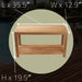 Bali Natural Teak Shower and Bath Spa Bench with Shelf - 35" - Sweatfully