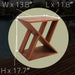 Danish Teak Slatted Stool - Sweatfully