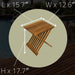 Winchester Teak Shower and Bath Folding Stool with Horizontal Slats - Sweatfully