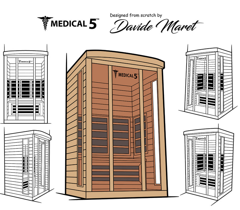 3 Person Home Infrared Sauna | Medical 5™ - Sweatfully