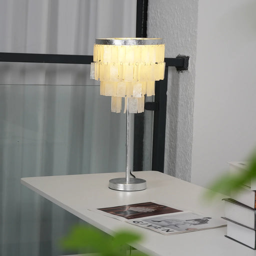 Skye Tiered Shell Table Lamp - Sweatfully
