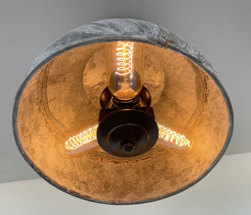 Rustic Bucket Chain Ceiling Light - Sweatfully