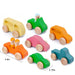 Wooden Car Toy set - 10 Piece Set - Sweatfully