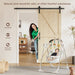 Solid Pine Barn Doors with Track Kit - Sweatfully