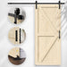 Solid Pine Barn Doors with Track Kit - Sweatfully