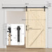 Solid Pine Barn Doors with Track Kit - Sweatfully