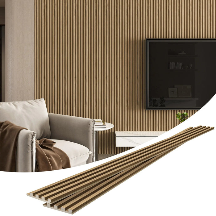 94.5" x 5.5" Solid Pine Wall Panels (4 Panels Per Box) - Sweatfully