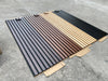 Solid Wood Acoustic Slat Wall Panels (Broad Strip) - Sweatfully