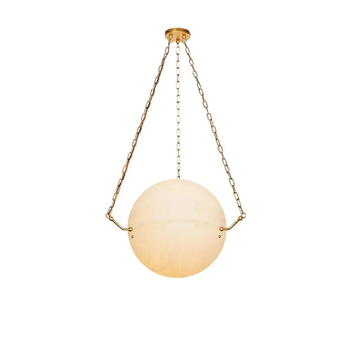 Sphere Atlas Alabaster Pendant Lamp - Sweatfully
