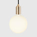 Nine Pendant in Brass + Sphere IV - Sweatfully