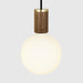 Nine Pendant in Walnut + Sphere IV - Sweatfully