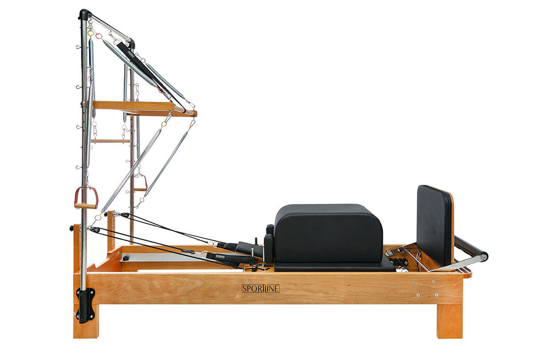 Sportline™ Reformer Tower Bundle - Wood Series - Sweatfully
