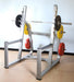 Commercial Squat Rack - Muscle D Fitness - Weight Storage - Black / Silver - Sweatfully