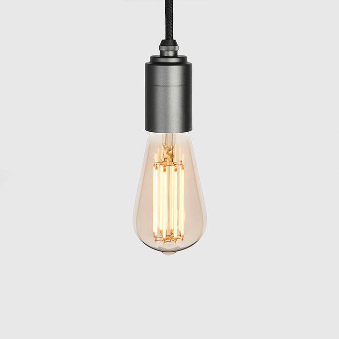 Squirrel Cage Plug-In Pendant in Graphite - Sweatfully