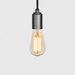 Squirrel Cage Plug-In Pendant in Graphite - Sweatfully