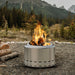 Stainless Steel Wood Burning Smokeless Outdoor Fire Pit - Sweatfully