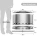 Stainless Steel Wood Burning Smokeless Outdoor Fire Pit - Sweatfully