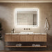 Standard Center Glow LED Bathroom Mirror - Sweatfully