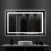 Standard Center Glow LED Bathroom Mirror - Sweatfully