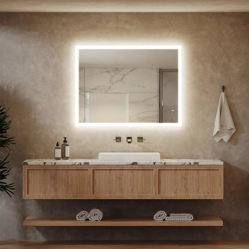 Standard Edge Glow LED Bathroom Mirror - Sweatfully