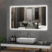 Standard Edge Glow LED Bathroom Mirror - Sweatfully
