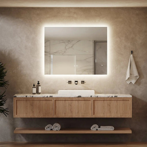 Standard Sleek Backlit LED Bathroom Mirror - Sweatfully