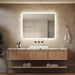 Standard Sleek Backlit LED Bathroom Mirror - Sweatfully