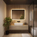 Standard Sleek Backlit LED Bathroom Mirror - Sweatfully