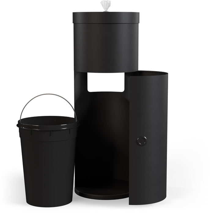 Wipex Premium Matte Floor Dispenser for Bulk Gym Wipes | Stainless Steel | Free Standing Model - Sweatfully