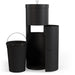 Wipex Premium Matte Floor Dispenser for Bulk Gym Wipes | Stainless Steel | Free Standing Model - Sweatfully