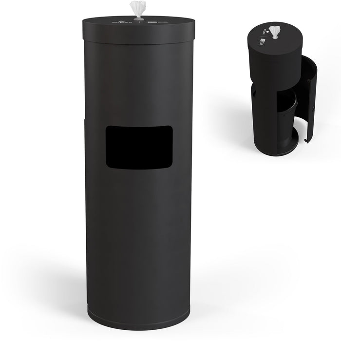 Wipex Premium Matte Floor Dispenser for Bulk Gym Wipes | Stainless Steel | Free Standing Model - Sweatfully