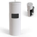 Wipex Premium Matte Floor Dispenser for Bulk Gym Wipes | Stainless Steel | Free Standing Model - Sweatfully